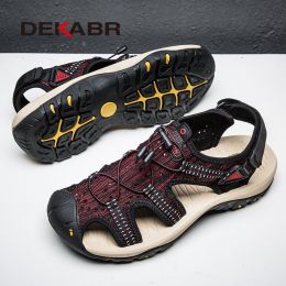 High Quality Mesh Men Shoes Summer New Large Size Men's Sandals Men Sandals Fashion Sandals Slippers Big Size 39-48